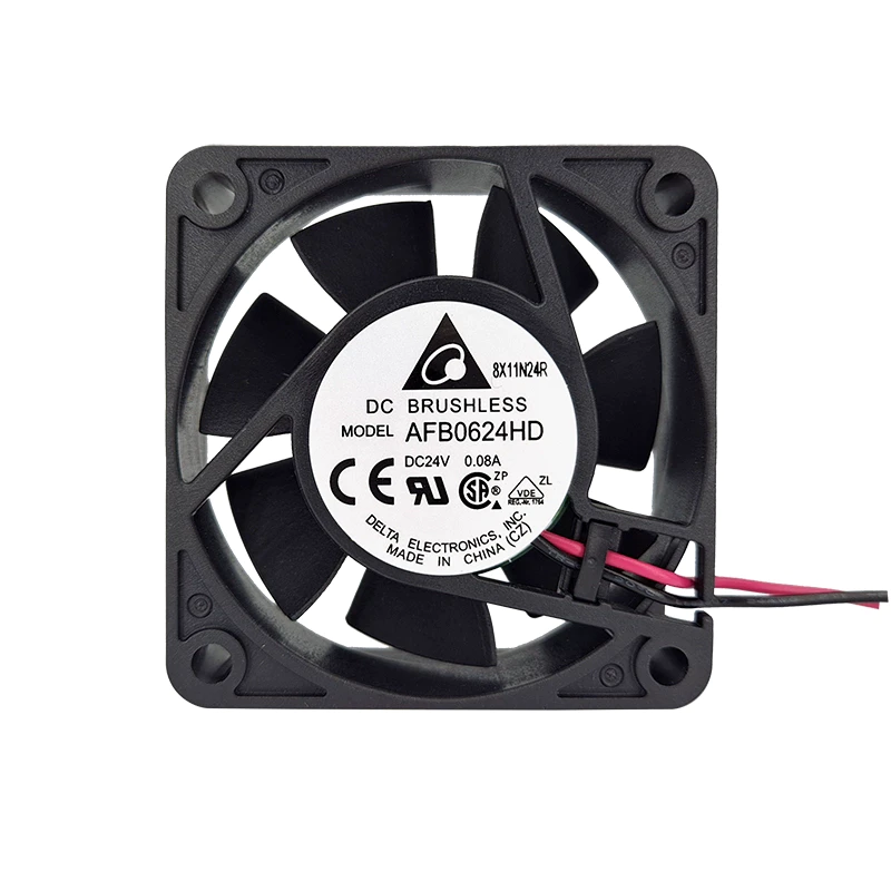 Delta AFB0624HD 24V 0.08A two-wire cooling fan DC