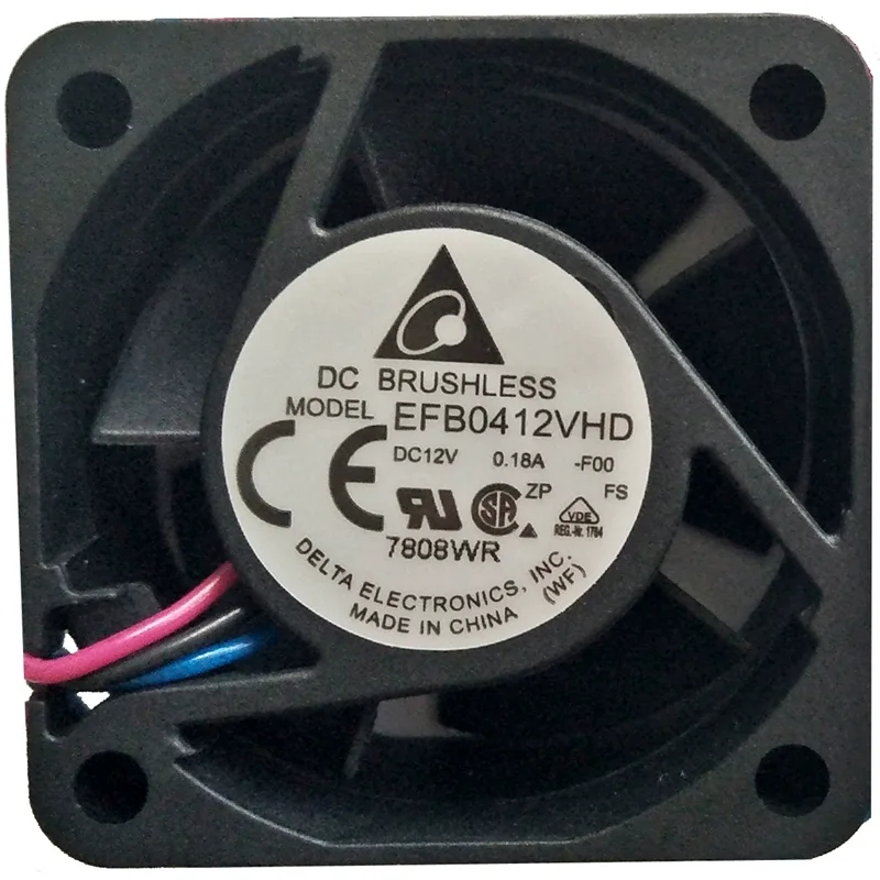 EFB0412VHD-F00 DC12V 0.18A 4020 Delta fan