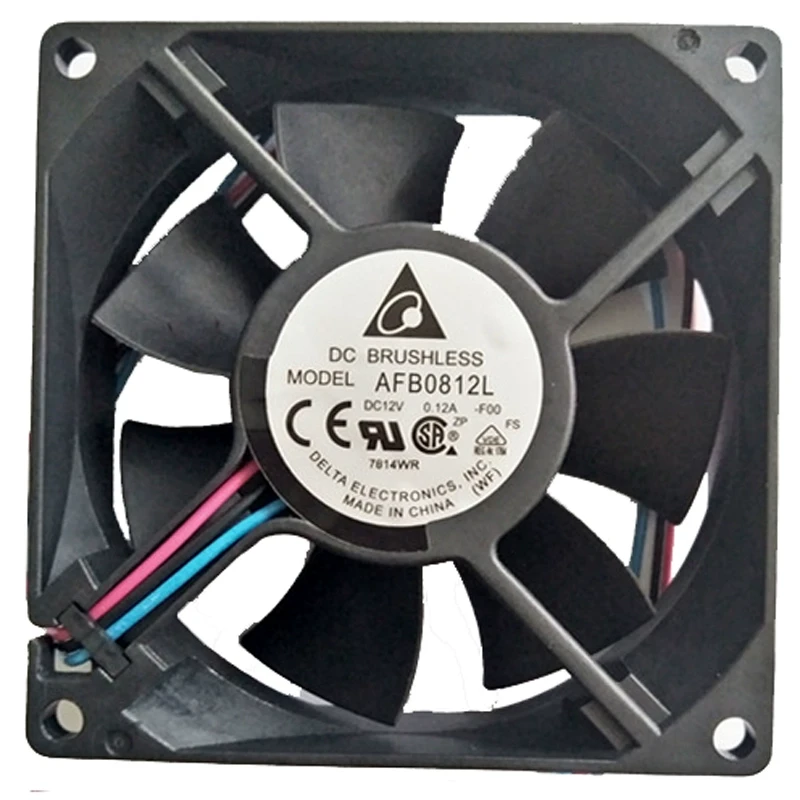 AFB0812L-F00 DC12V 0.12A 8025 Delta fan