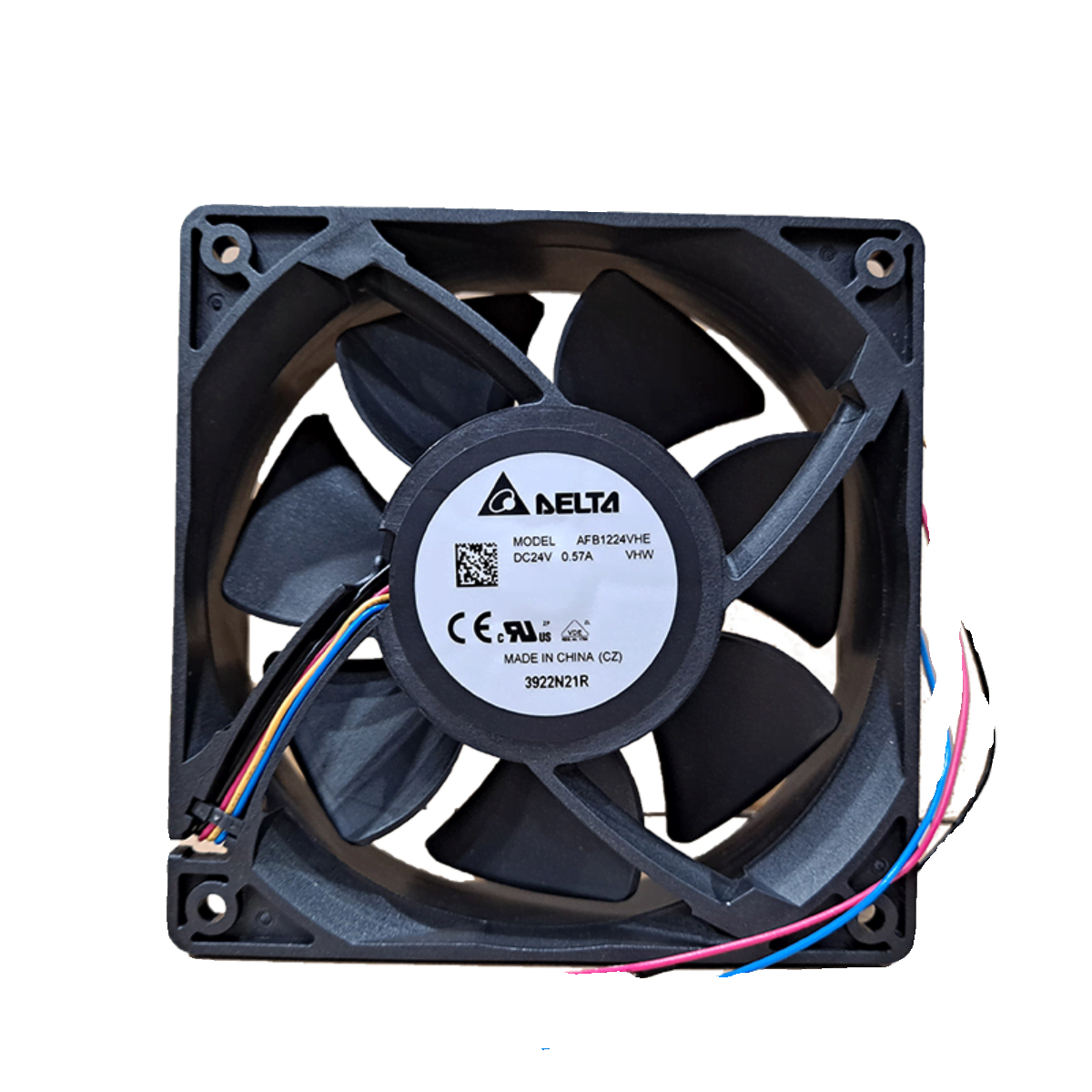 AFB1224VHEVHW 0.57A 4000RPM four-wire Delta fan