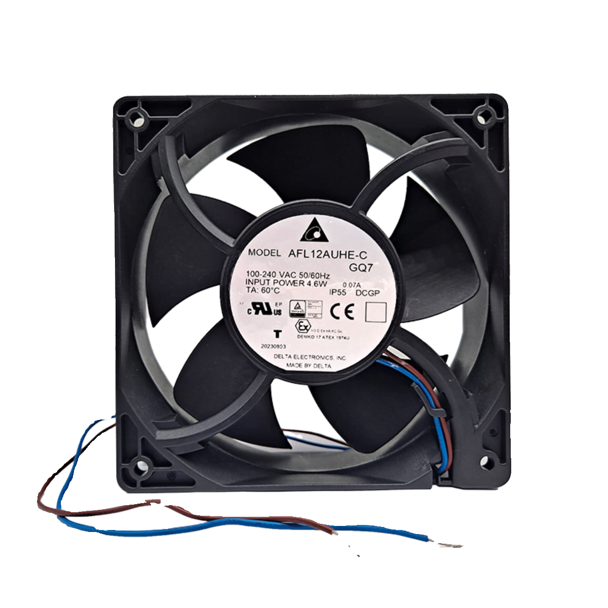 AFL12AUHE-CGQ7 IP55 100-240V 4.6W 12038 Delta fan