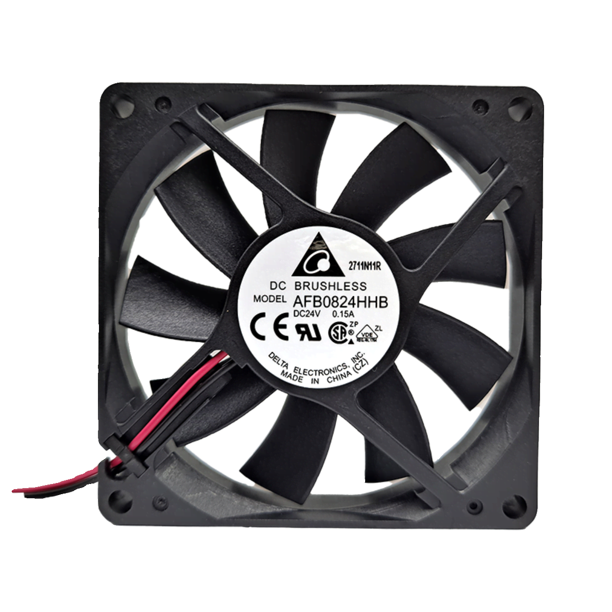 AFB0824HHB 0.15A 3400RPM 24V 8015 Delta DC Fan