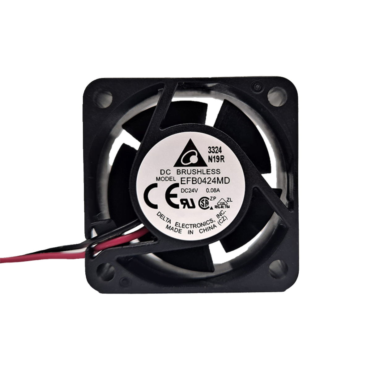 EFB0424MD 0.085A 6300RPM 24V 4020 Delta DC Fan