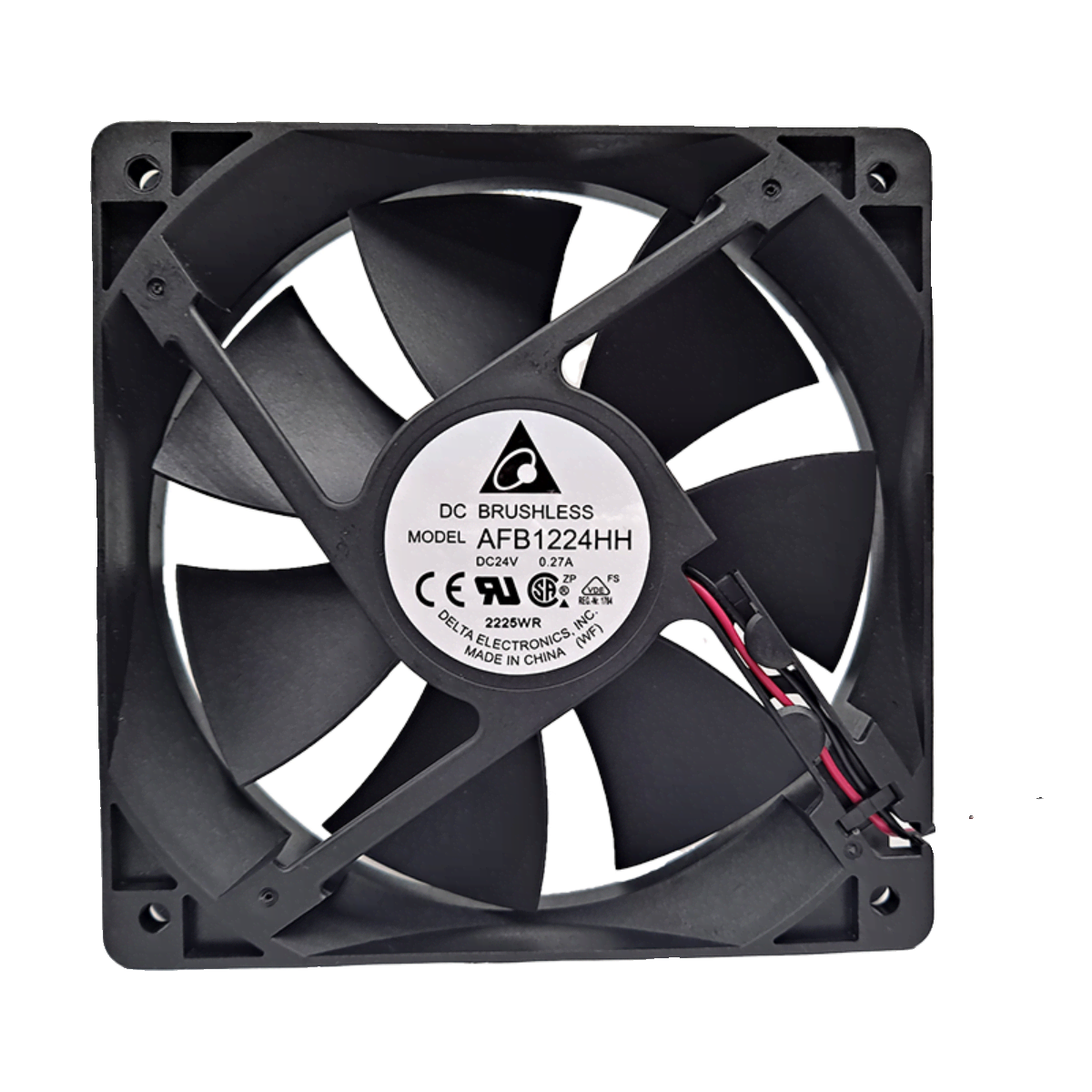 AFB1224HH 0.27A 24V 12025 Delta DC two-wire fan