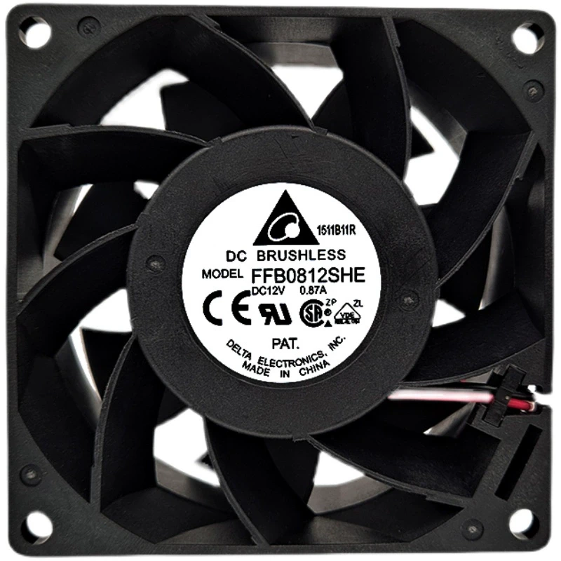 FFB0812SHE 12V 0.87A 8038 4900RPM Delta fan