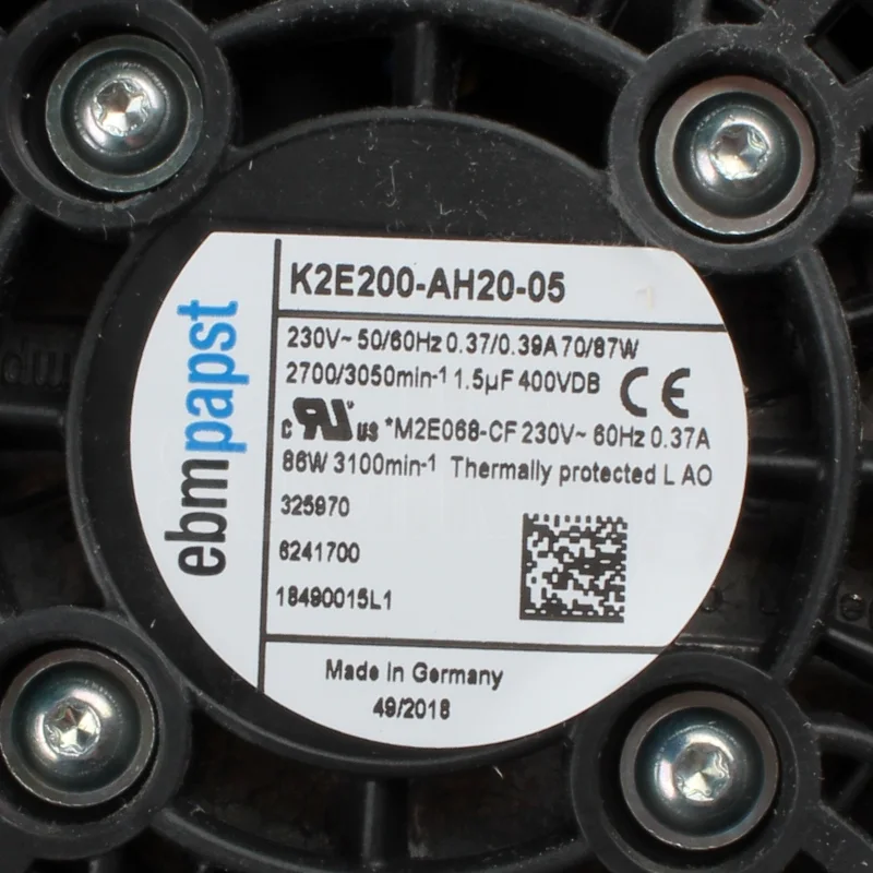 K2E200-AH20-05 SK3243.100 ebmpapst fan