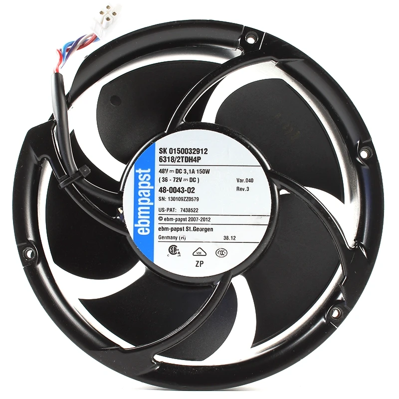 6318/2TDH4P ebmpapst 48V 150W fan