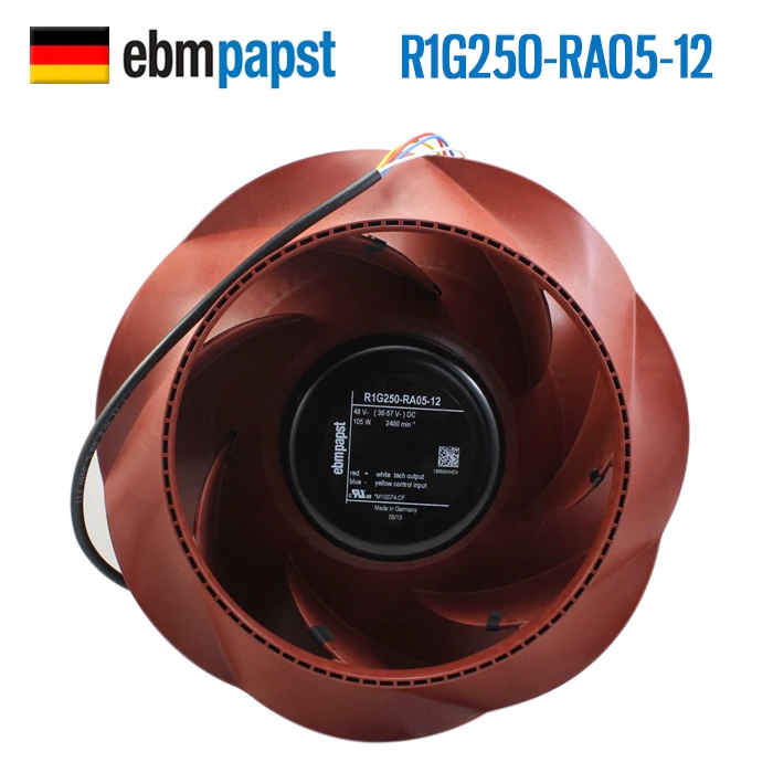 R1G250-RA05-12 ebmpapst 48V 105W IP44 fan