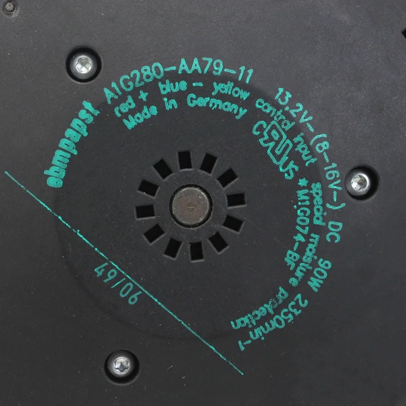 A1G280-AA79-11 ebmpapst 13.2V 90W axial fan