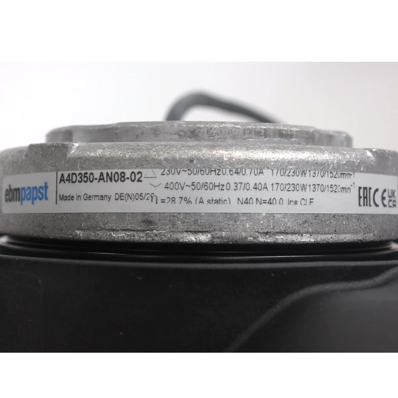 A4D350-AN08-02 ebmpapst 400V axial fan