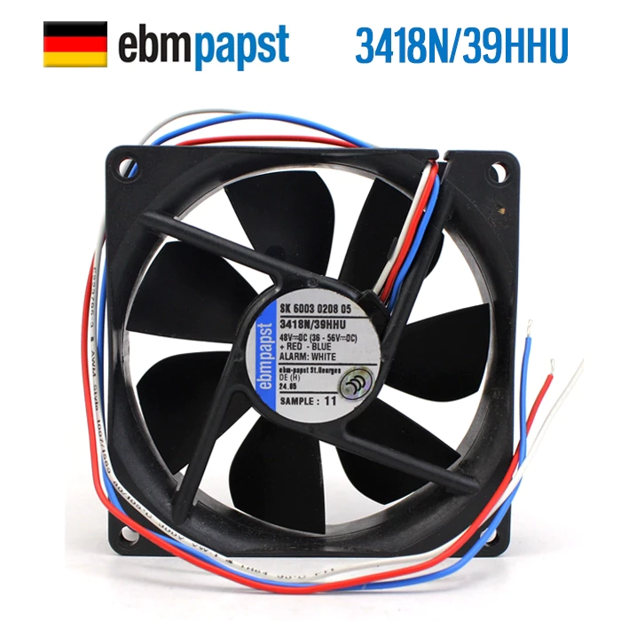 3418N/39HHU ebmpapst 48V cabinet waterproof cooling fan