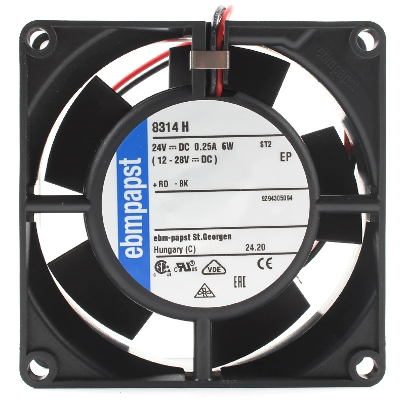 8314H ebmpapst 24V 0.25A 6W inverter fan