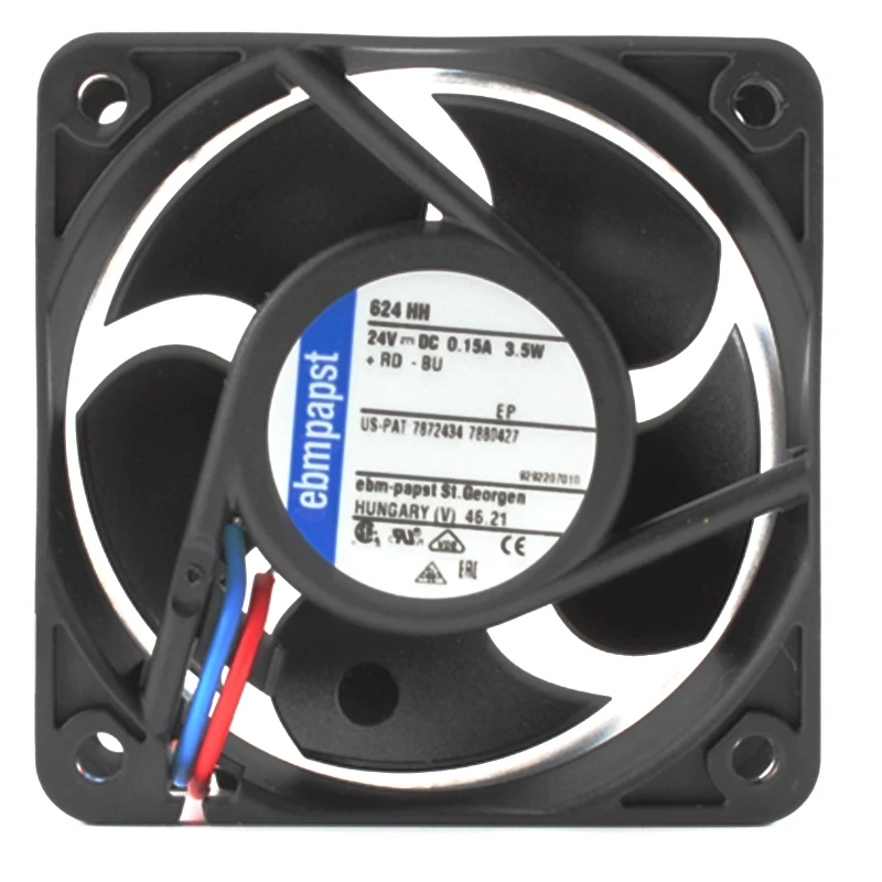 624HH ebmpapst 24V 3.5W frequency fan