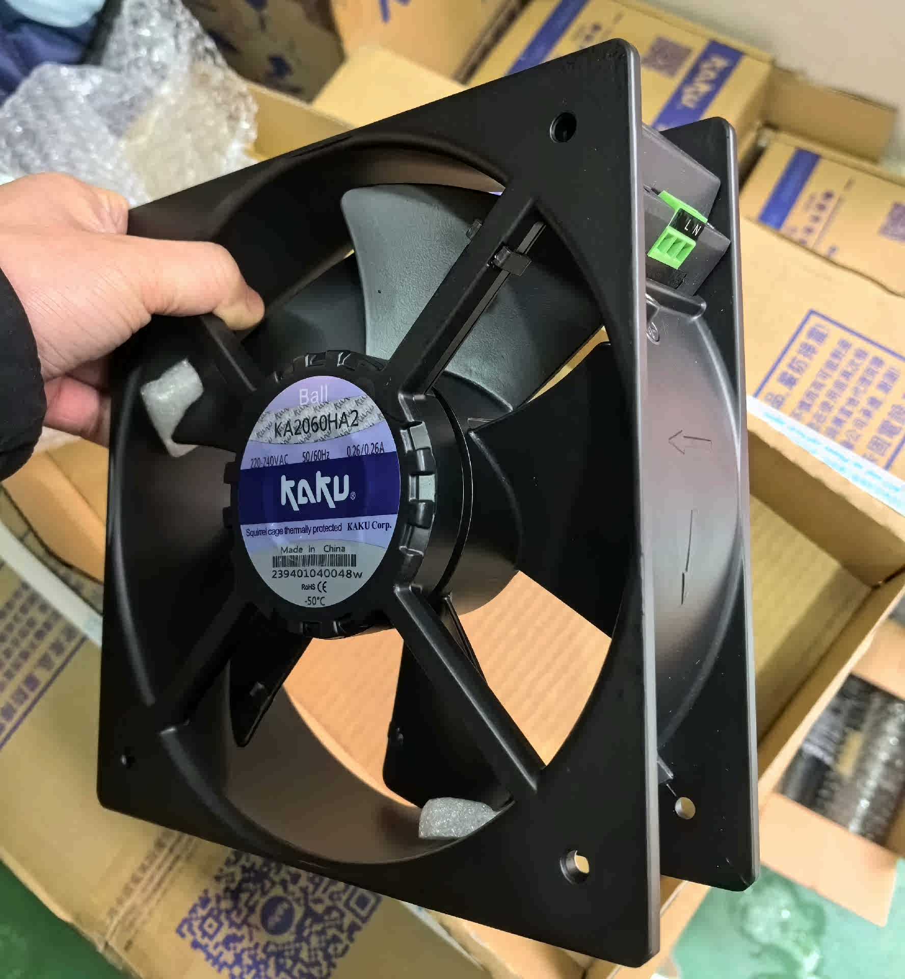 KA2060HA2 KAKU card 220-240V 0.26A waterproof fan